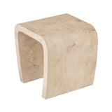 Clip Accent Table - White Burl H0895-10850 Elk Home