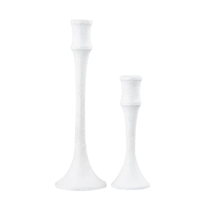 Miro Candleholder - Set of 2 Plaster White H0897-10923/S2 Elk Home