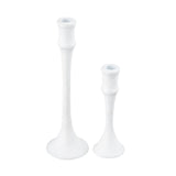 Miro Candleholder - Set of 2 Plaster White H0897-10923/S2 Elk Home