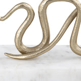 Snake Bookend - Set of 2 Polished Brass H0897-10932/S2 Elk Home