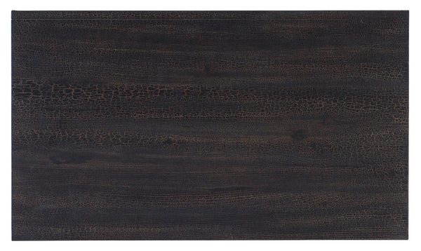 Hooker Furniture Big Sky Lateral File Cabinet Charred Timber Rustic Pecky Hickory 2-Drawer Locking File Cabinet, 38"W 6700-10466-98