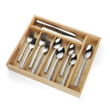 Lenox Cambridge Braylen Mirror 62-Piece Flatware Set with Oak Buffet NO COLOR METAL 3194K7CSLG31