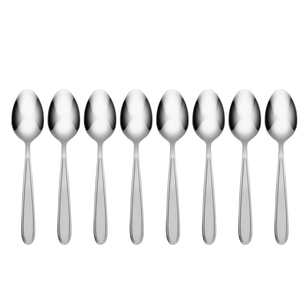 Lenox Oneida Jordan Everyday Flatware Teaspoons, Set of 8 Metallic, STAINLESS METAL H001008B