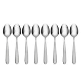 Lenox Oneida Jordan Everyday Flatware Teaspoons, Set of 8 Metallic, STAINLESS METAL H001008B