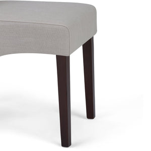 English Elm Avalon - Elegant Light Beige Parson Dining Chairs Set Of 2 For Versatile Home & Office Use B136P159804