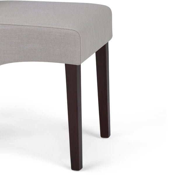 English Elm Avalon - Elegant Light Beige Parson Dining Chairs Set Of 2 For Versatile Home & Office Use B136P159804