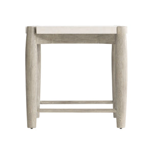 Bernhardt Bernhardt Ashbrook Side Table With Floating Scooped Top, Sandblasted Ash Base & Puzzle-Fit Legs 462111