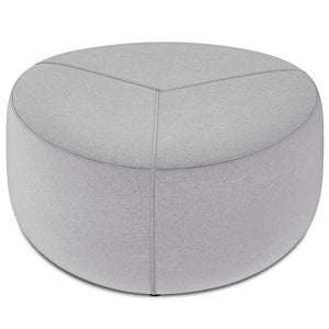 English Elm Moore Large Light Grey Ottoman - Versatile Seating, Stylish Footrest & Casual Coffee Table Solution B136P159948