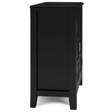 Burlington Low Storage Cabinet Black B136P158508 Hearth and Haven