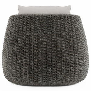 Bernhardt Bernhardt Sarene Outdoor Chair With All-Weather Woven Frame, Deep Cushions & Rounded Silhouette - Made to Order O4472A