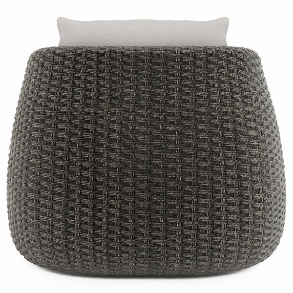 Bernhardt Bernhardt Sarene Outdoor Chair With All-Weather Woven Frame, Deep Cushions & Rounded Silhouette - Made to Order O4472A