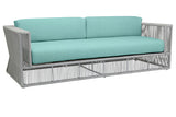 Miami Sofa in Dupione Celeste w/ Self Welt SW4401-23-8067 Sunset West