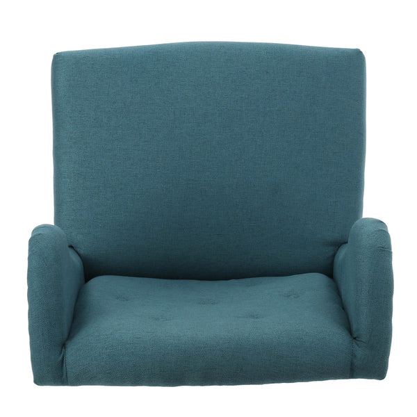 English Elm Kd Wingback Accent Chair Tufted Back Nailhead Trim Cabriole Legs Traditional Style 60001.00DTE