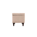 Homelegance By Top-Line Lyon Tufted Storage Bench Brown Polyester