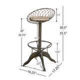 Christopher Knight Home® - Noble House - - Barnville Screwtop Barstool