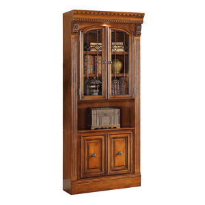 Parker House Huntington 32 In. Glass Door Cabinet Antique Vintage Pecan Poplar Solids / Maple Veneers HUN#440