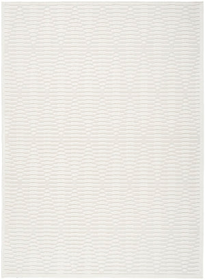 Nourison Casual CSU01 Machine Made Loom-woven Borderless Design Indoor Only Modern Coastal, Nautical & Beach Rug Ivory, Ivory 100% Polypropylene 99446982971