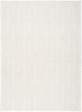 CSU01 Casual Modern Indoor Rug – Textured Ivory Geometric Design for Cozy, Stylish Living Spaces