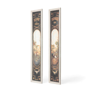 French Butter & Cheese Signs on Wood, Set of 2 EWA80314 Park Hill