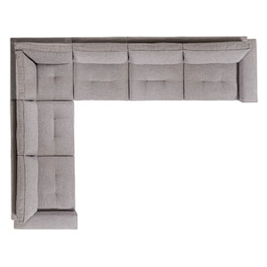 Bernhardt Bernhardt Nest Made-To-Order 4-Piece Fabric Sectional With Down Cushions, Wide Track Arms, Plush Comfort K1713