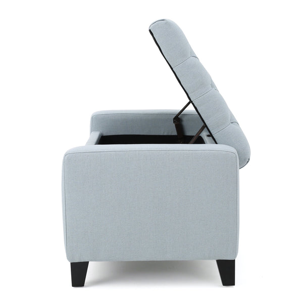 English Elm Guernsey Tufted Storage Ottoman with Lift Top Hidden Compartment for Living Rooms 59336.00LSKY