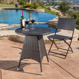 Christopher Knight Home® - Noble House - Corsica Multi Brown PE Round Bistro Table