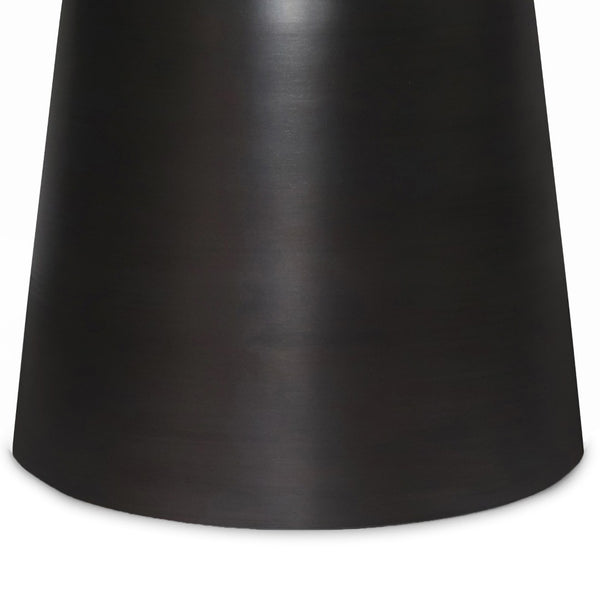 English Elm Toby 17-Inch Wide Metal Accent Table In Antique Copper - Modern Industrial Style, Fully Assembled! B136P158964-GIGA