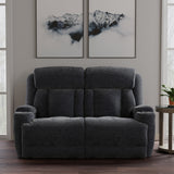 Parker Living Dalton - Lucky Charcoal Power Reclining Sofa Loveseat and Recliner Lucky Charcoal MDAL-321PH-LCH Parker House