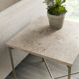 Stone Top Nesting Table Silver with Stone P301726A Pulaski Furniture