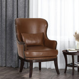 Christopher Knight Home® - Noble House - Mantua Contemporary Upholstered Accent Chair with Nailhead Trim