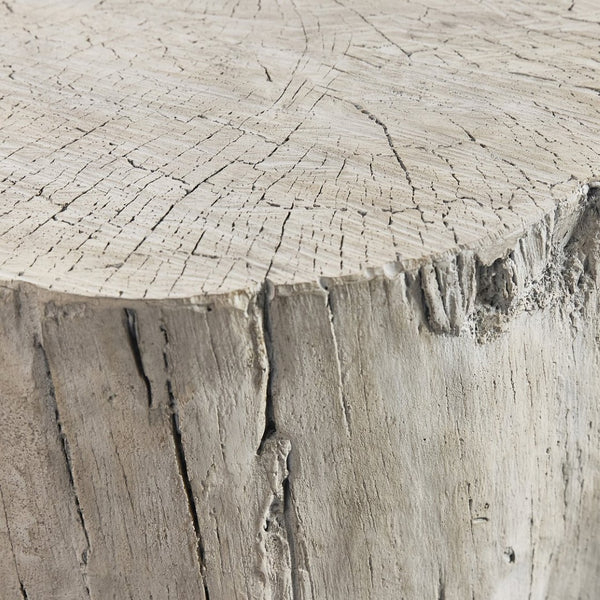 Bernhardt Bernhardt Bois Resin Side Table with Faux Wood Grain Texture for Modern Living Spaces 581121