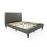 Christopher Knight Home® - Noble House - Atterbury Fully-Upholstered Queen-Size Platform Bed Frame