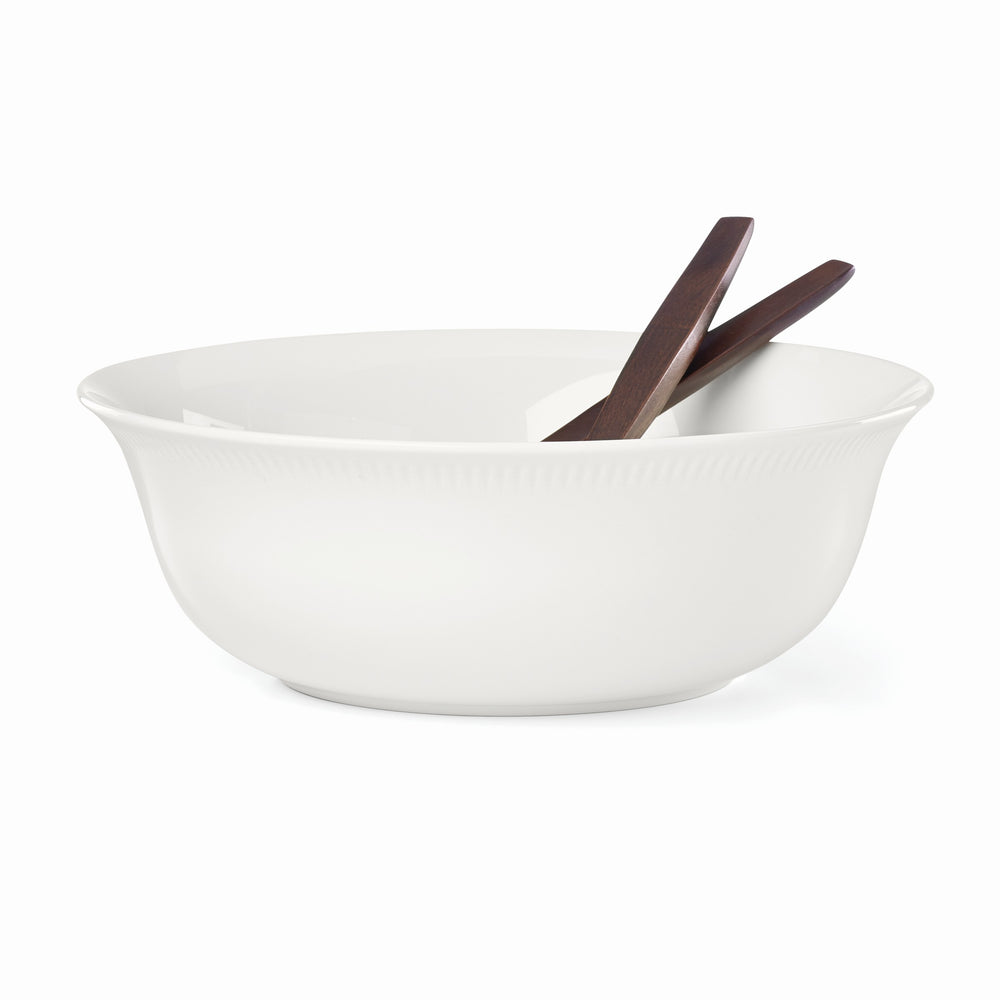 Lenox Profile Salad Bowl & Server Set White, WHITE PORCELAIN 892559