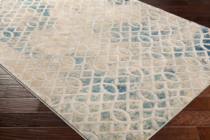 Livabliss Cash Geometric Polypropylene Accent Rug Machine Woven for Entryways and Hallways HAC2308-23