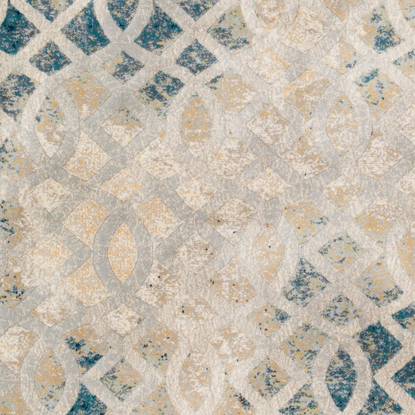 Livabliss Cash Geometric Polypropylene Accent Rug Machine Woven for Entryways and Hallways HAC2308-23