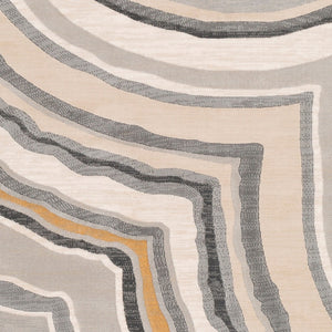 Livabliss Cash Graphic Pattern Polypropylene Accent Rug for Entryways and Contemporary Spaces HAC2312-23