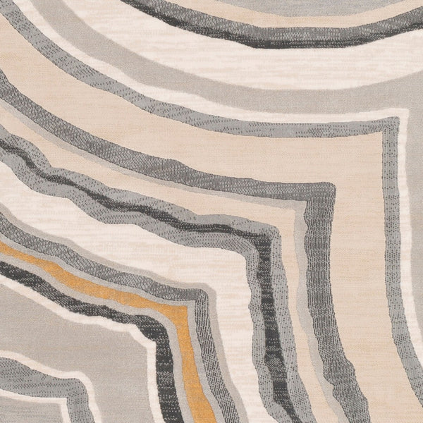Livabliss Cash Graphic Pattern Polypropylene Accent Rug for Entryways and Contemporary Spaces HAC2312-23