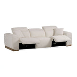 VIG Furniture Divani Casa Hagerty - Modern Off-White Fabric Sofa With 2 Power Recliners VGKV-KM.6035-OW