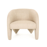 VIG Furniture Modrest Halton - Modern Beige Fabric Accent Chair VGOD-ZW-23081-BGE