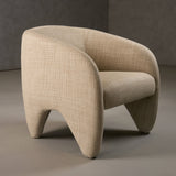 VIG Furniture Modrest Halton - Modern Beige Fabric Accent Chair VGOD-ZW-23081-BGE