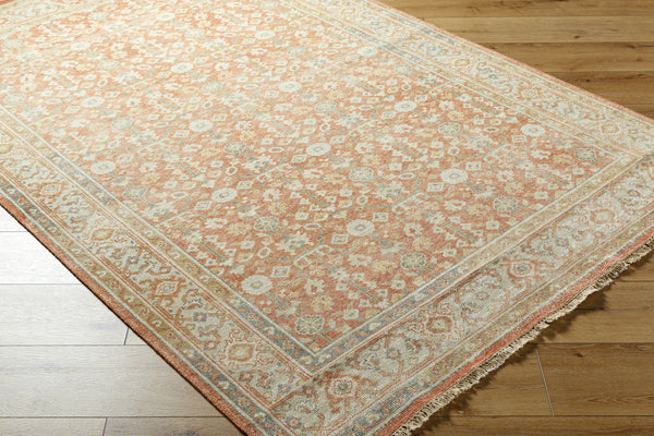 Hamadan HAM-2301 6' x 9' Handmade Rug HAM2301-69  Brown, Light Beige, Slate Surya