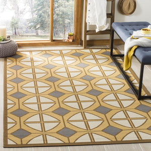 Safavieh Hampton 510 Power Loomed  Rug Camel / Ivory HAM510AC-4