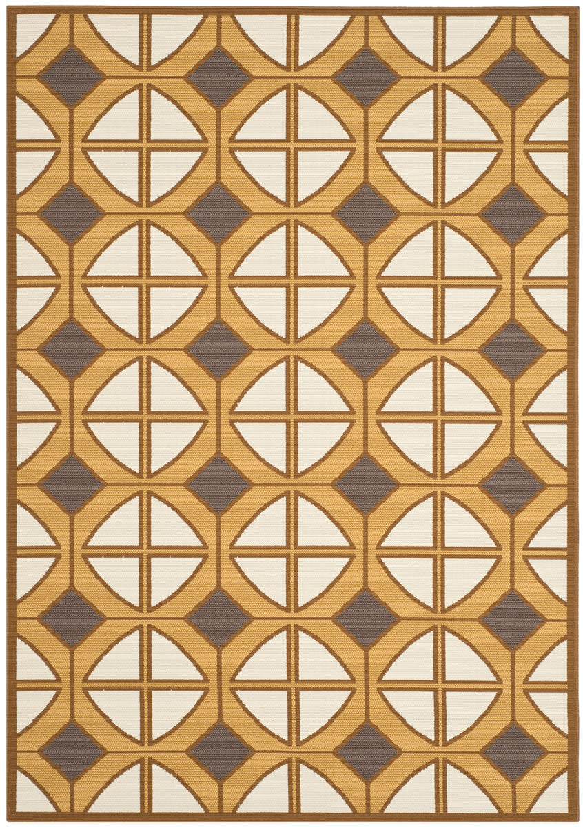 Safavieh Hampton 510 Power Loomed  Rug Camel / Ivory HAM510AC-3