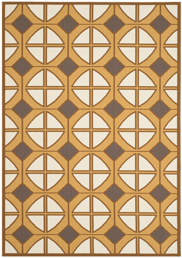 Safavieh Hampton 510 Power Loomed  Rug Camel / Ivory HAM510AC-4