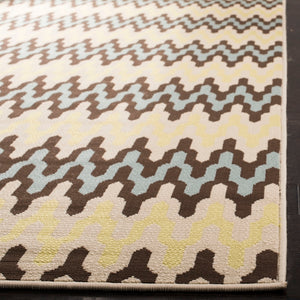 Safavieh Hampton 518 Power Loomed  Rug Light Blue / Green HAM518AL-3