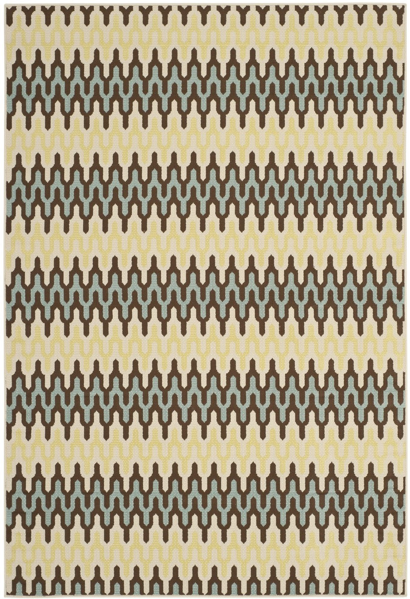 Safavieh Hampton 518 Power Loomed  Rug Green / Light Blue HAM518AG-3