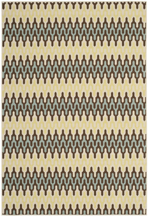 Safavieh Hampton 518 Power Loomed  Rug Light Blue / Green HAM518AL-3