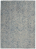 Nourison Vail VAI02 Handmade Tufted No Border Indoor Only Modern Coastal, Nautical & Beach Rug Indigo Ivory, Indigo Ivory 100% Wool 99446794260