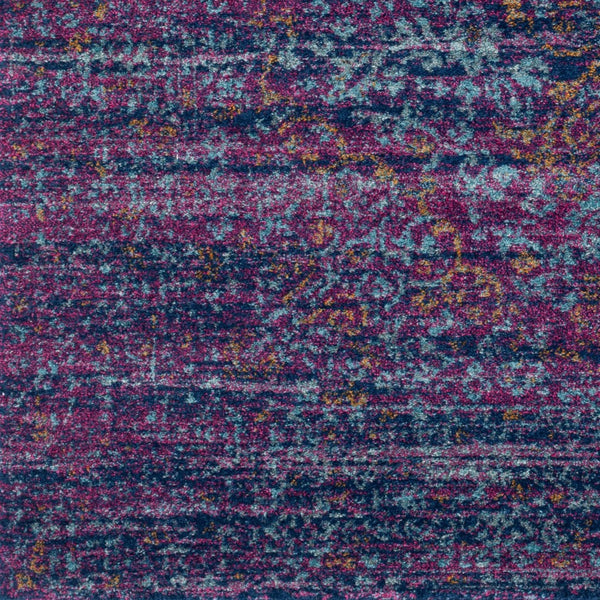 Livabliss Harput Traditional Medallion Polypropylene Area Rug for Entryway or Bedroom Accent Teal, Navy 5'3" x 7'3" HAP1003-5373
