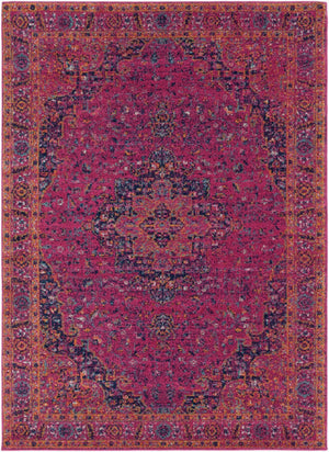 Livabliss Harput Traditional Turkish Geometric Polypropylene Rug for Entryways and Hallways Burgandy, Burnt 3'11" x 5'7" HAP1008-31157